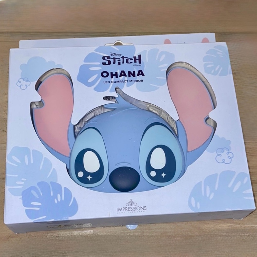 Disney Stitch Ohana LED Compact Mirror by  Impressions Vanity